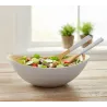 Bowl de bambú irregular lila 28x26 cm | Olimpio
