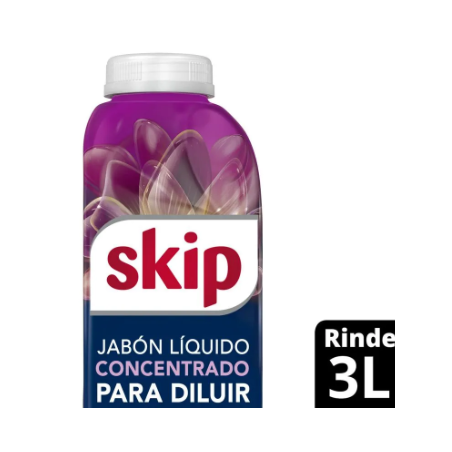 JABON LIQUIDO ROPA P/DILUIR SKIP 500ML POWER DELUX