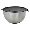 BOWL ACERO INOX C/TAPA RAYADOR X3