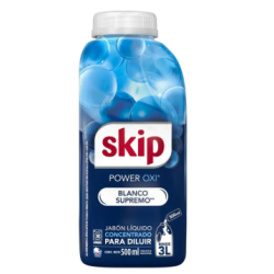JABON LIQUIDO ROPA P/DILUIR SKIP 500ML BLANCO