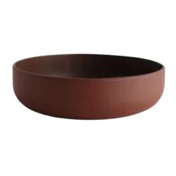 Ensaladera de cerámica grande chocolate | Olimpio