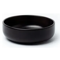 Ensaladera de cerámica grande negro mate | Olimpio