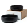 Ensaladera de cerámica grande negro mate | Olimpio