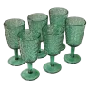 Set x6 copas de vidrio 300ml verde | Olimpio