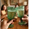 Set x6 copas de vidrio 300ml verde | Olimpio
