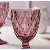 Set x6 copas de vidrio 245ml rosa | Olimpio