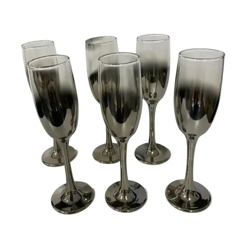 Set x6 copas de vidrio 180ml champagne | Olimpio