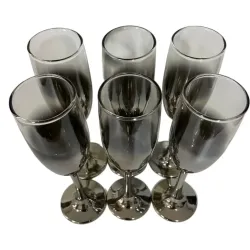 Set x6 copas de vidrio 180ml champagne | Olimpio