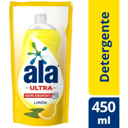 DETERGENTE ALA ULTRA DP X450ML LIMON