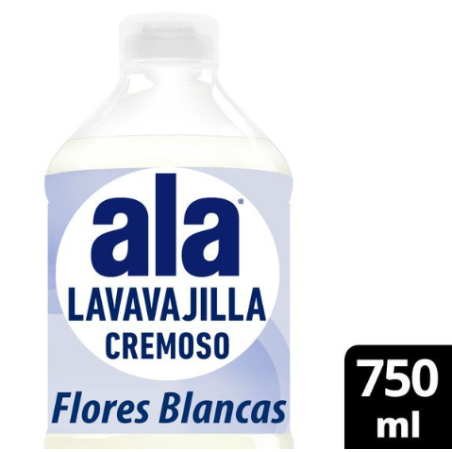 DETERGENTE ALA PLUS X750ML FLORES BLANCAS