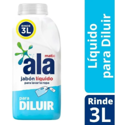 JABON LIQUIDO ROPA P/DILUIR ALA 500ML