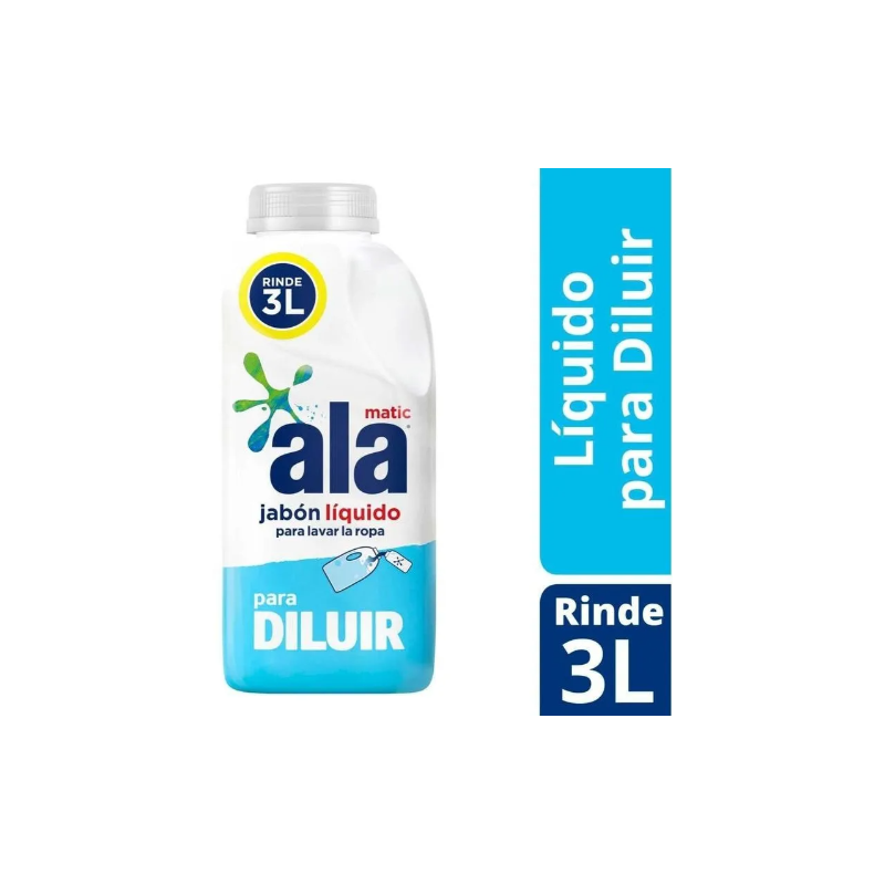 JABON LIQUIDO ROPA P/DILUIR ALA 500ML