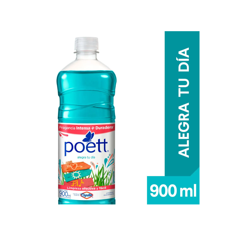 Limpiador de pisos Poett libre enjuague 900 ml | Olimpio