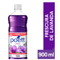 Limpiador de pisos Poett libre enjuague 900 ml | Olimpio