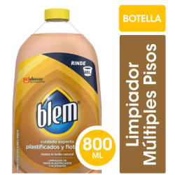 Limpiador para pisos plastificados Blem almendra 800 ml | Olimpio