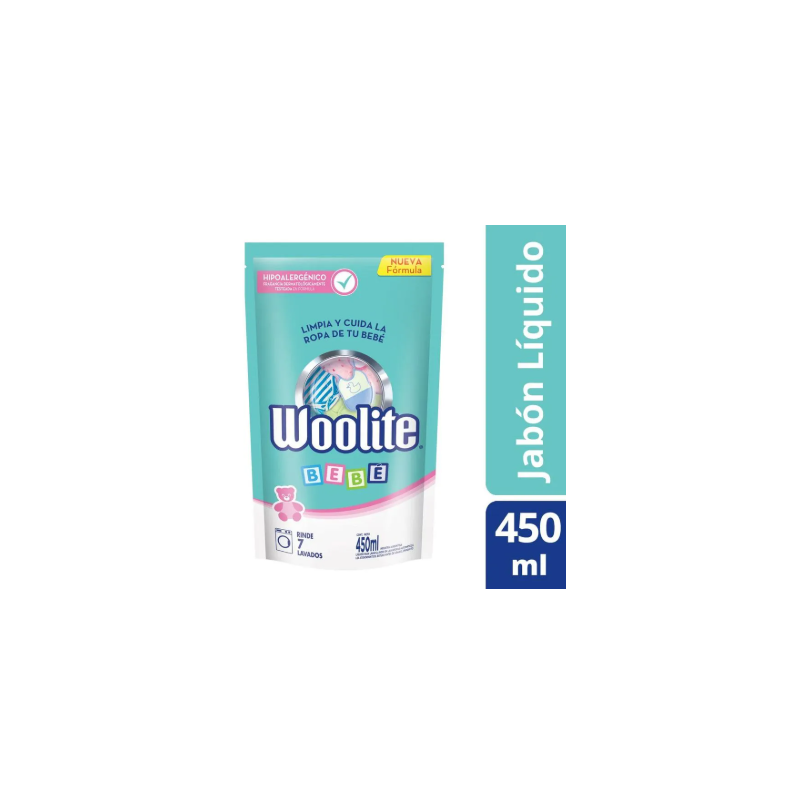 Jabón líquido para ropa Woolite Matic bebé 450 ml | Olimpio