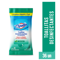 TOALLA DESINFECTANTE AYUDIN DP X35 FRESCA