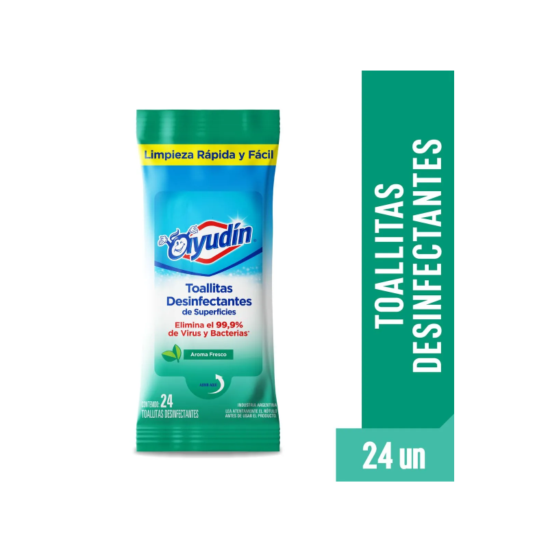 Toallitas desinfectantes Ayudín doypack x24 | Olimpio