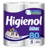 Papel higiénico Higienol Max 4 rollos x 80 m | Olimpio