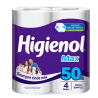PAPEL HIGIENICO HIGIENOL 4X50M MAX