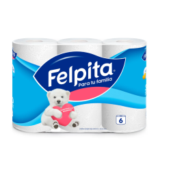 PAPEL HIGIENICO FELPITA 06X30M PARA TU FAMILIA