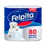 Papel higiénico Felpita Blanquísimo 4 rollos x 80 m | Olimpio