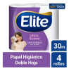 Papel higiénico Elite Ultra doble hoja 4 rollos x 30 m | Olimpio