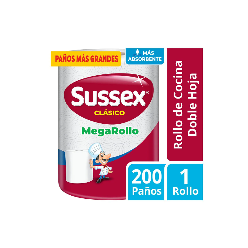 Rollo de cocina Sussex Familiar 200 paños | Olimpio