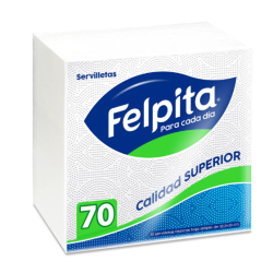 ROLLO COCINA FELPITA SERVILLETA BCA X70