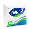 Servilletas de papel Felpita blancas x70 | Olimpio