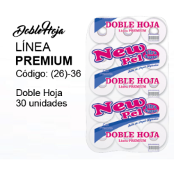 Papel higiénico Newpel doble hoja bolsón 30 x 30 m | Olimpio