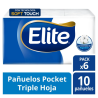 PAÑUELOS ELITE CARILINA POKET X6 POLISUAVIZADO