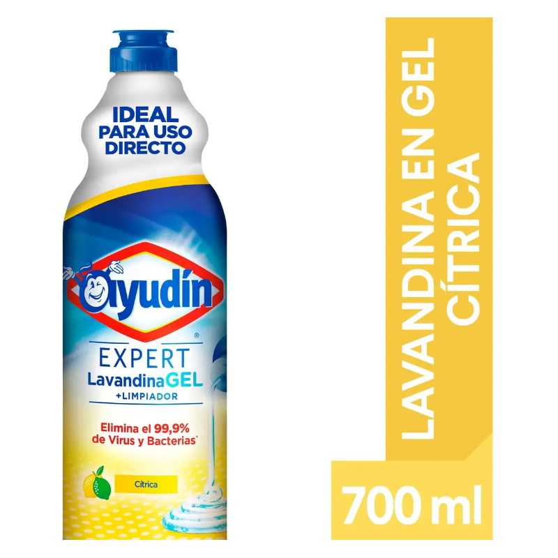 Lavandina en gel Ayudín cítrica 700 ml | Olimpio