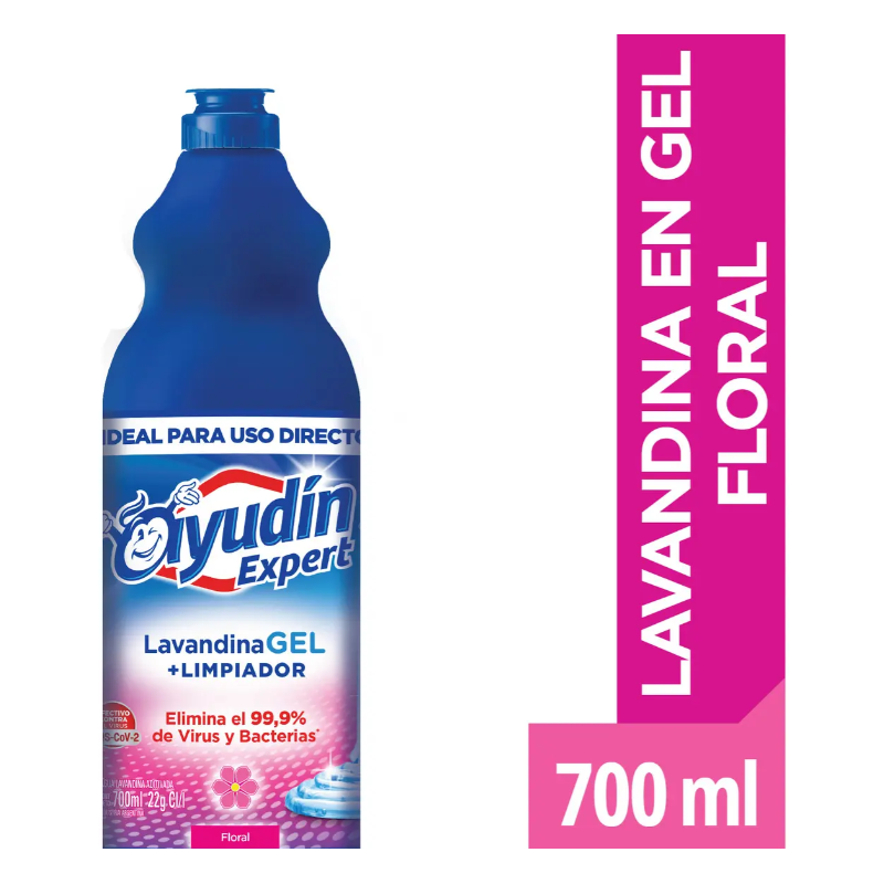 LAVANDINA GEL AYUDIN 700ML FLORAL