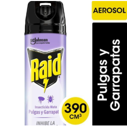 Insecticida Raid pulgas aerosol 360 ml | Olimpio