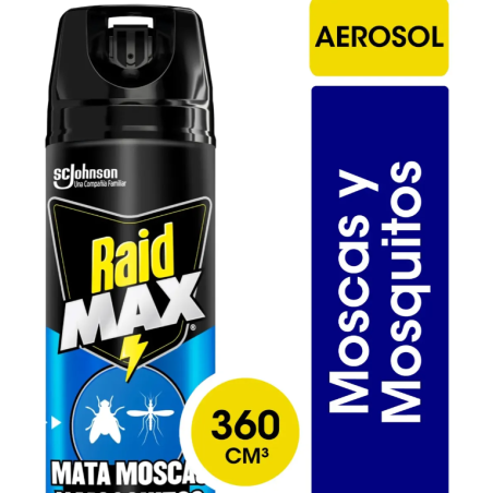 INSECTICIDA RAID X360 MM MAX
