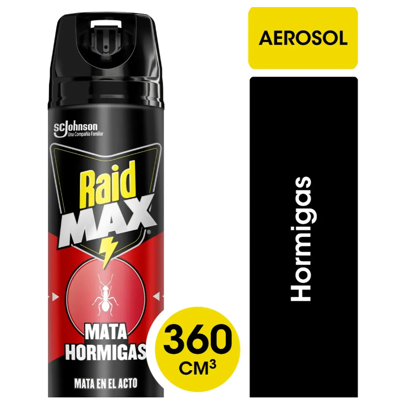 INSECTICIDA RAID X360 HORMIGAS MAX