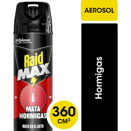 INSECTICIDA RAID X360 HORMIGAS MAX