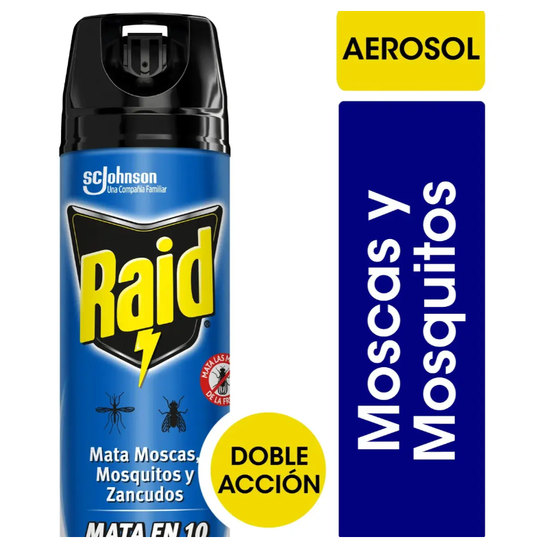 INSECTICIDA RAID X360 MM AZUL