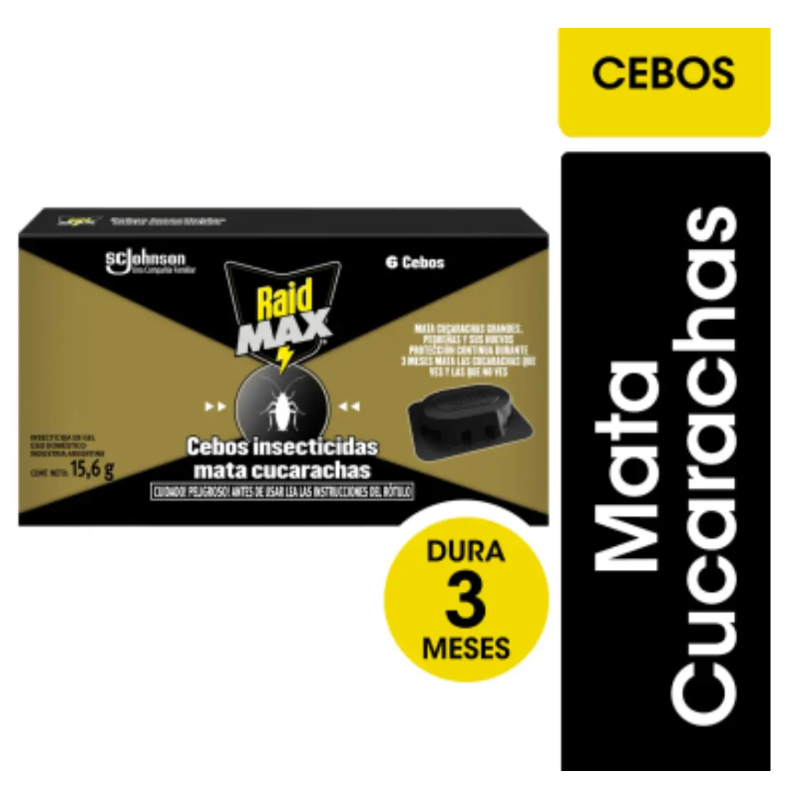 Cebos para cucarachas Raid x6 | Olimpio