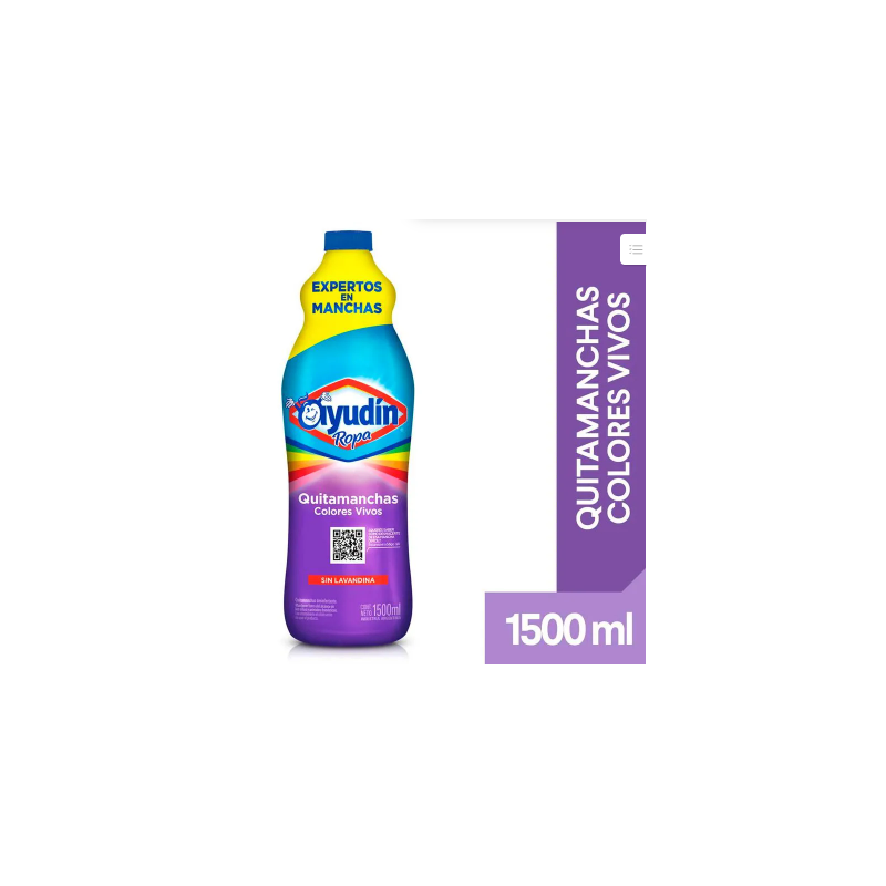 Quitamanchas Ayudín colores vivos 1,5 L | Olimpio