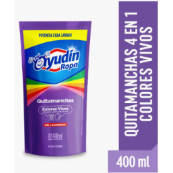 Quitamanchas Ayudín colores vivos doypack 400 ml | Olimpio