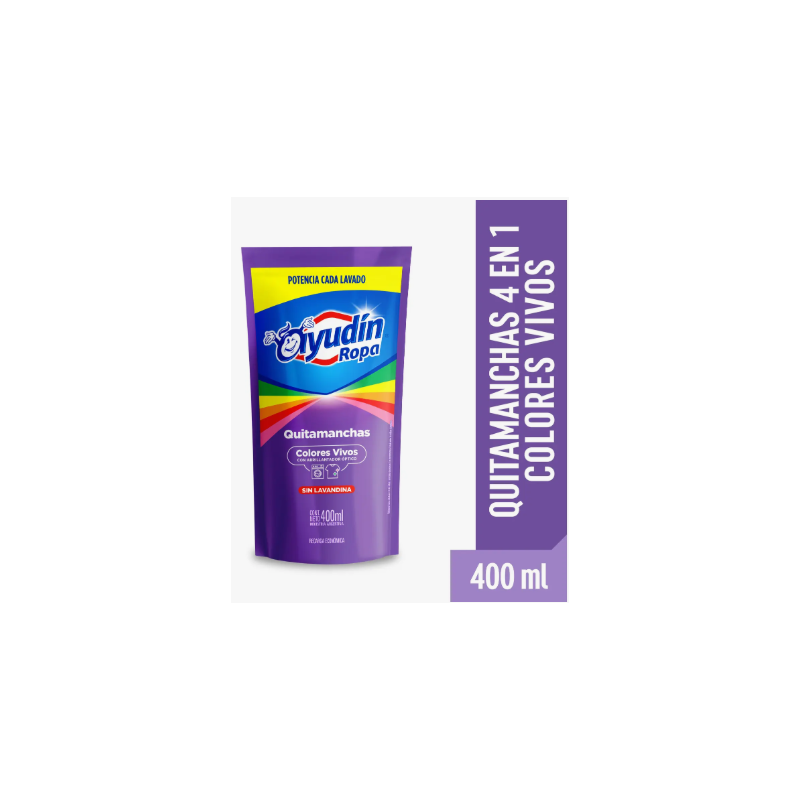 Quitamanchas Ayudín colores vivos doypack 400 ml | Olimpio