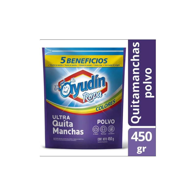 Quitamanchas en polvo Ayudín colores 450 g | Olimpio