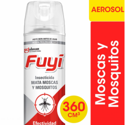 Insecticida Fuyi mata moscas y mosquitos base acuosa 360 ml | Olimpio