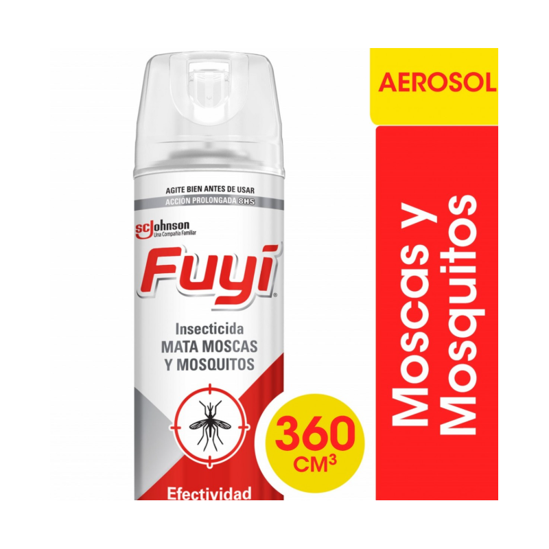 Insecticida Fuyi mata moscas y mosquitos base acuosa 360 ml | Olimpio