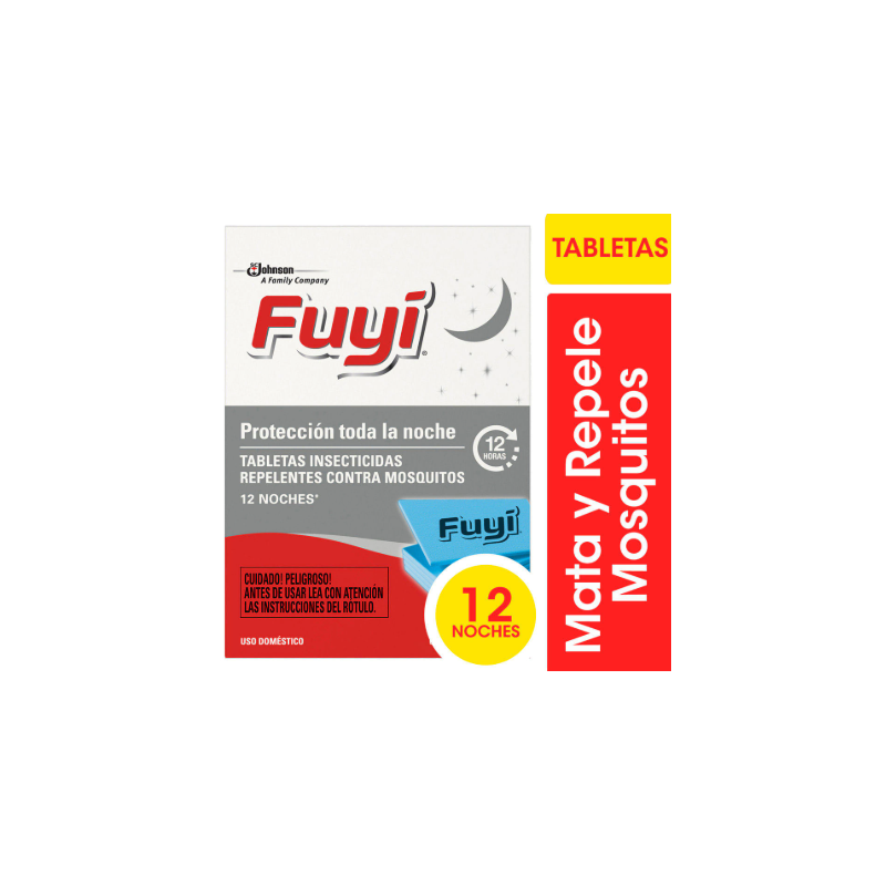 Tabletas insecticidas Fuyi doble acción x12 | Olimpio