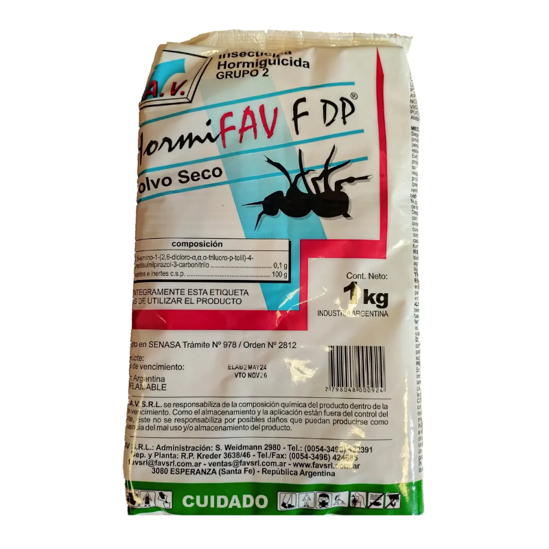 Hormiguicida en polvo Fav bolsa 1 kg | Olimpio