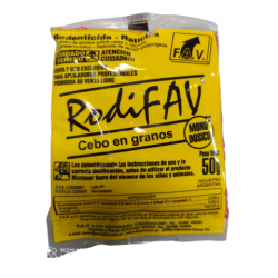 INSECTICIDA RATICIDA FAV RODI 50GR