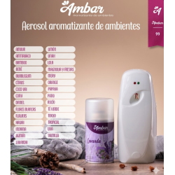 Aromatizante de ambiente Ámbar repuesto 280 ml | Olimpio